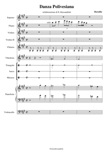 Polovtsian Dance - (Andantino from Prince Igor) (arr. Ester Alessandrini)