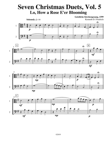 Seven Christmas Duets, Vol. 5 (arr. Kenneth D. Friedrich)