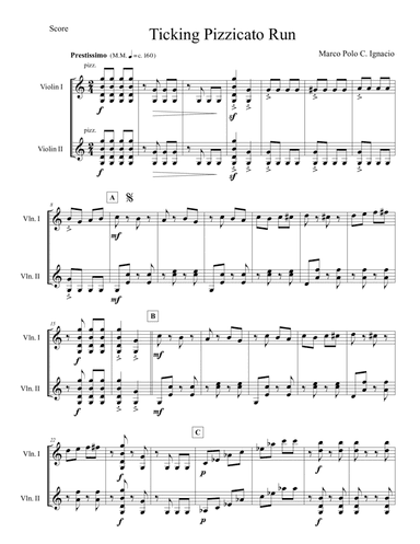 Ticking Pizzicato Run