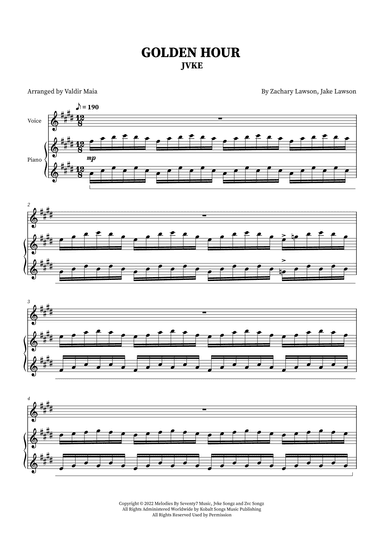 Golden Hour (arr. Valdir Maia)
