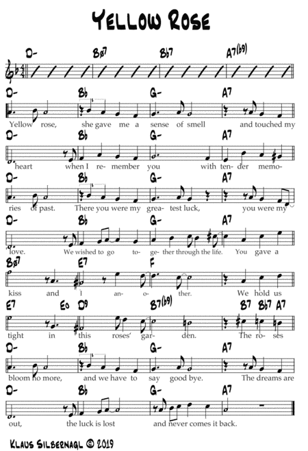 Ballad "Yellow Rose"