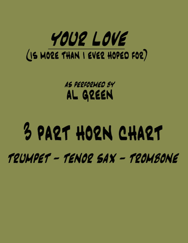 Your Love (is More Than I Ever Hoped For) (arr. John Bachman)