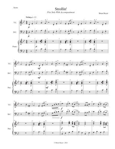 Strollin' - Flex Solo for All Instruments