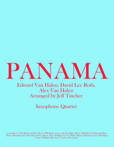 Panama (arr. Jeff Tincher)