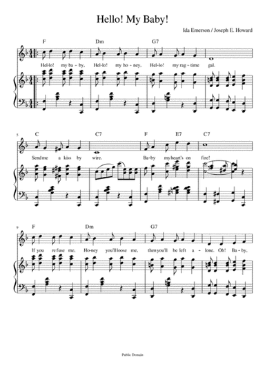 Hello My Baby (arr. Jake Fedczyszyn)