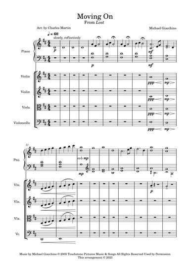 Moving On (arr. Charles Martin)