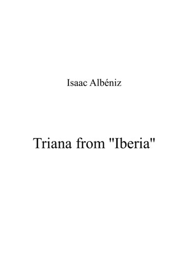 Triana from Iberia (arr. Patrizia Luraschi)