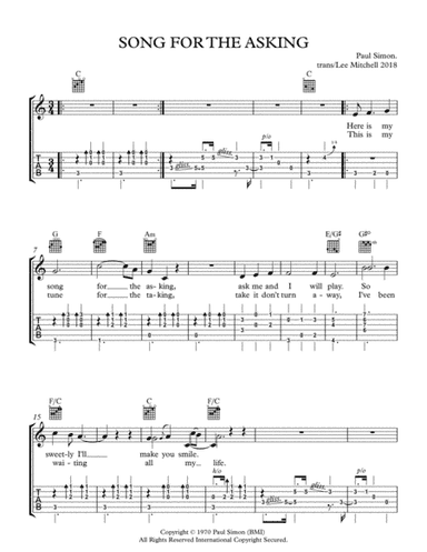 Song For The Asking (arr. Lee Mitchell)