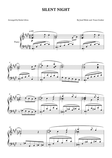Silent Night (arr. Rafael Alves)