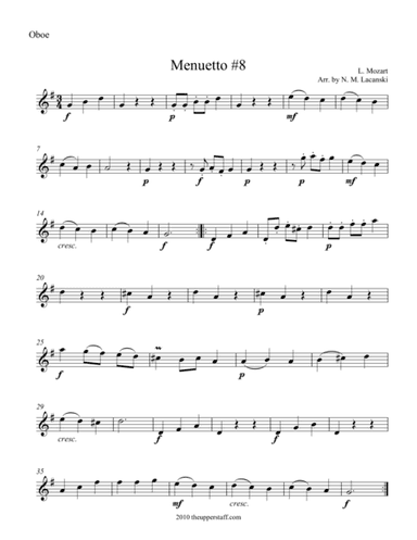 Menuetto #8 (arr. Nick Lacanski)