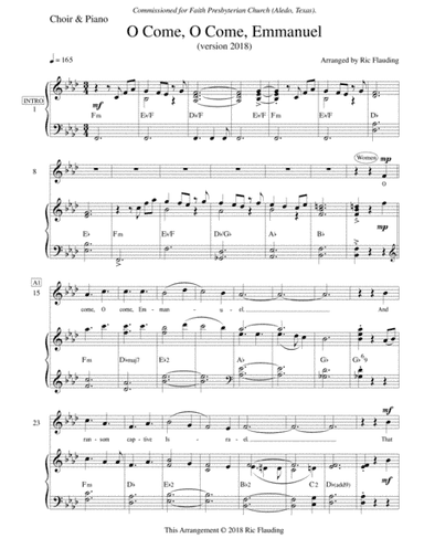 O Come, O Come, Emmanuel (Choir 2018) (arr. Ric Flauding)