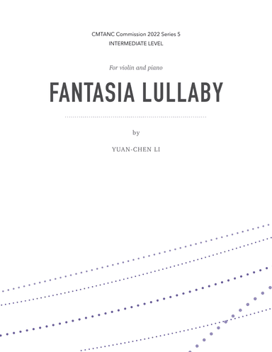 Fantasia Lullaby for violin and piano
