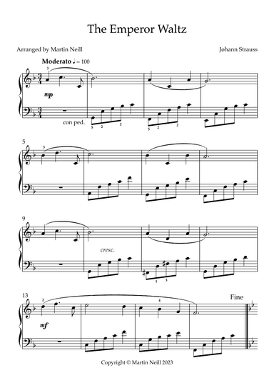 The Emperor Waltz (arr. Martin Neill)