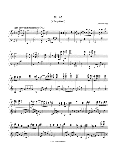 XLM (solo piano)
