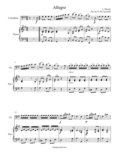 Allegro (arr. Nick Lacanski)