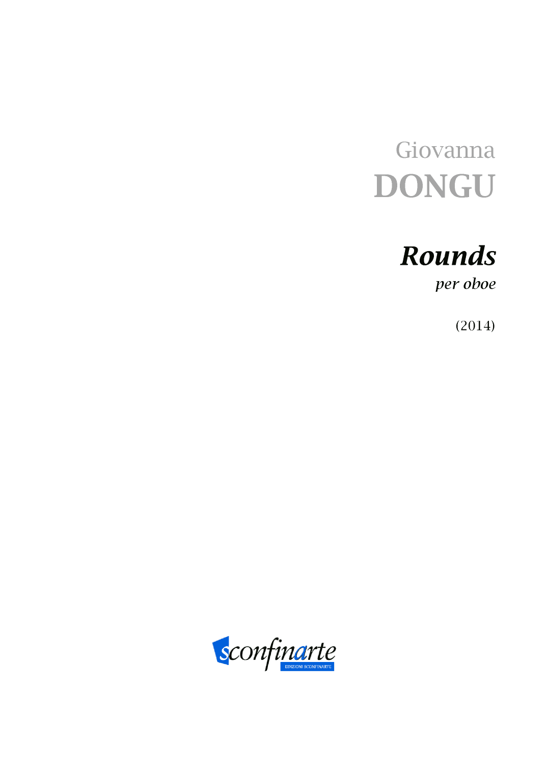 Giovanna Dongu: ROUNDS (ES 807)