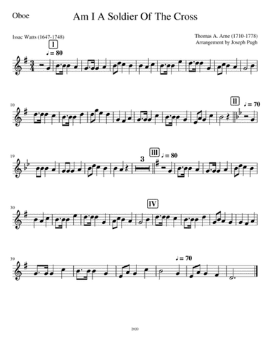 Am I A Soldier Of The Cross (arr. Joseph Pugh)