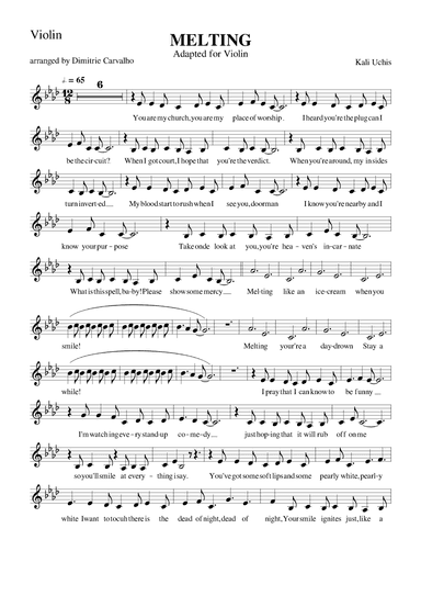 Melting (arr. Dimitrie Carvalho)