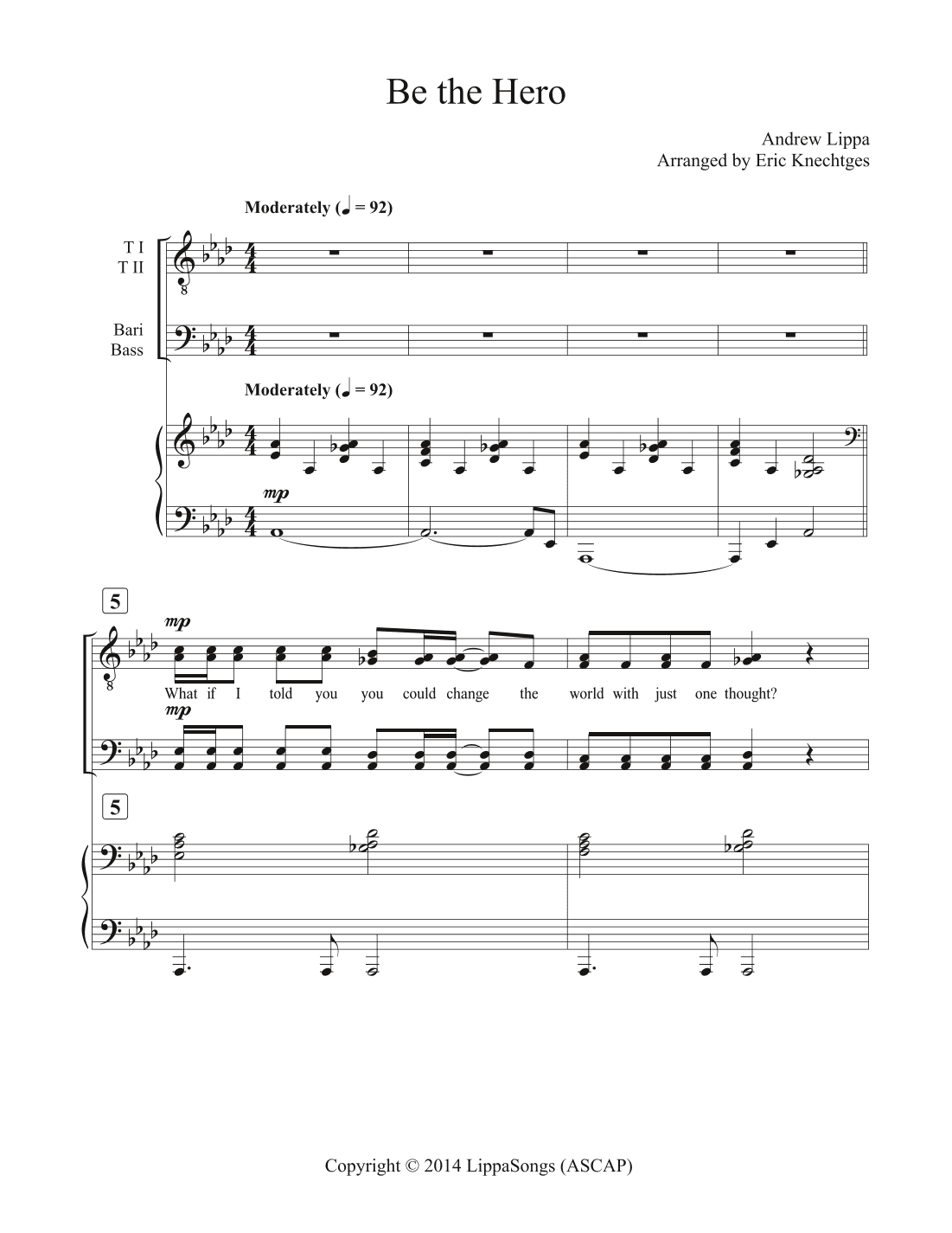 Be The Hero (arr. Eric Knechtges)