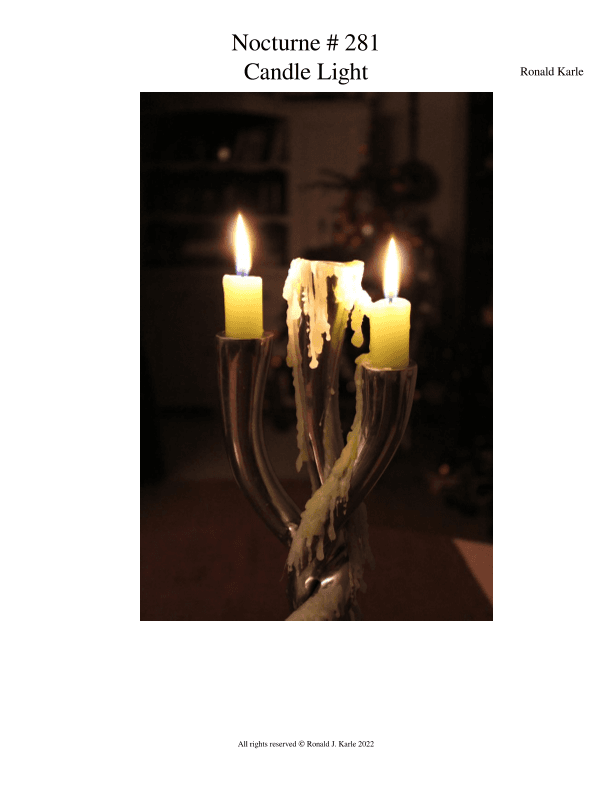Nocturne # 281  Candle Light