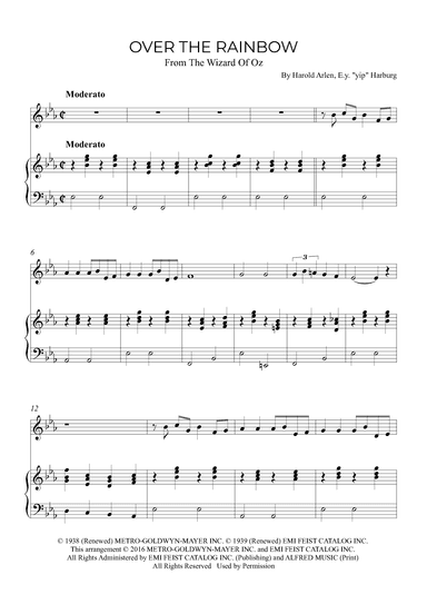 Over The Rainbow (arr. Alex Nunes Rodrigues)
