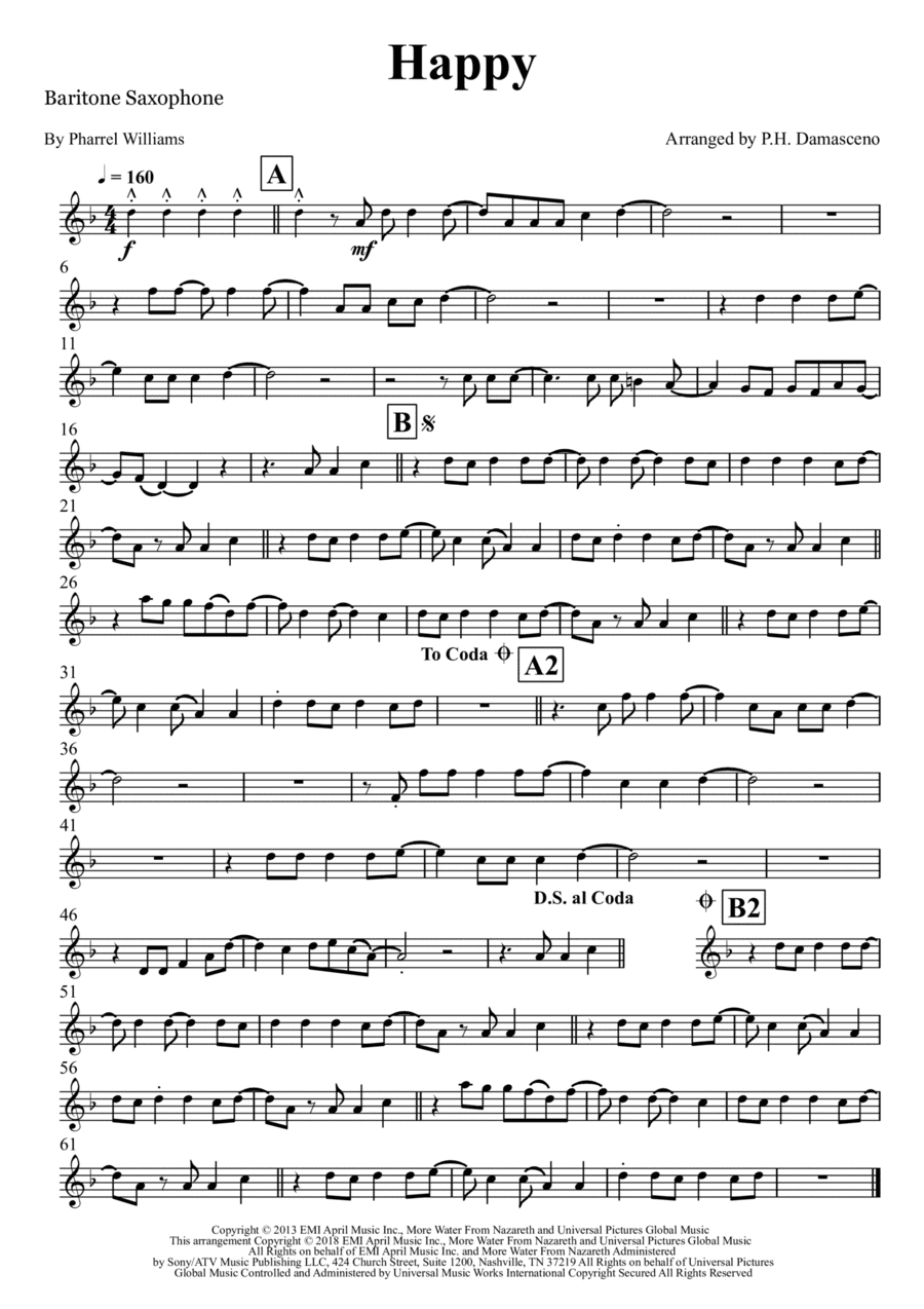 Happy (arr. P.H. Damasceno)