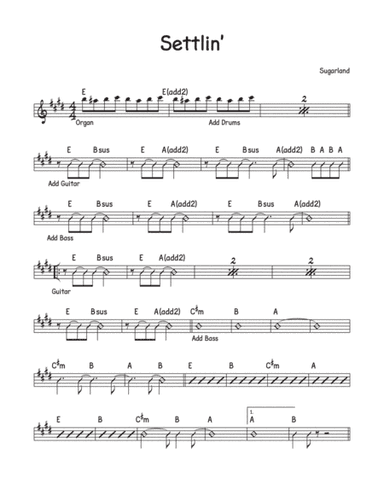 Settlin' (arr. David M Fagnant)