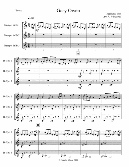 Gary Owen (arr. R. Whitehead)