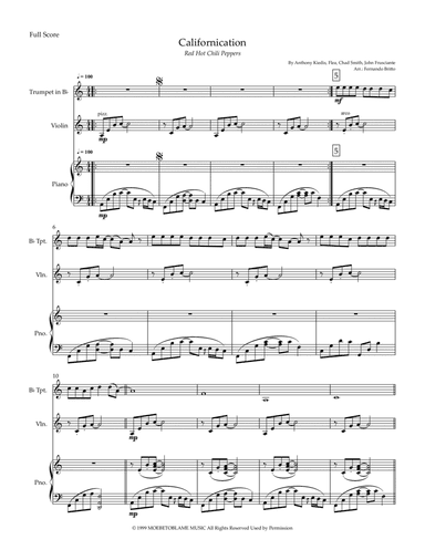 Californication (arr. Fernando Britto)