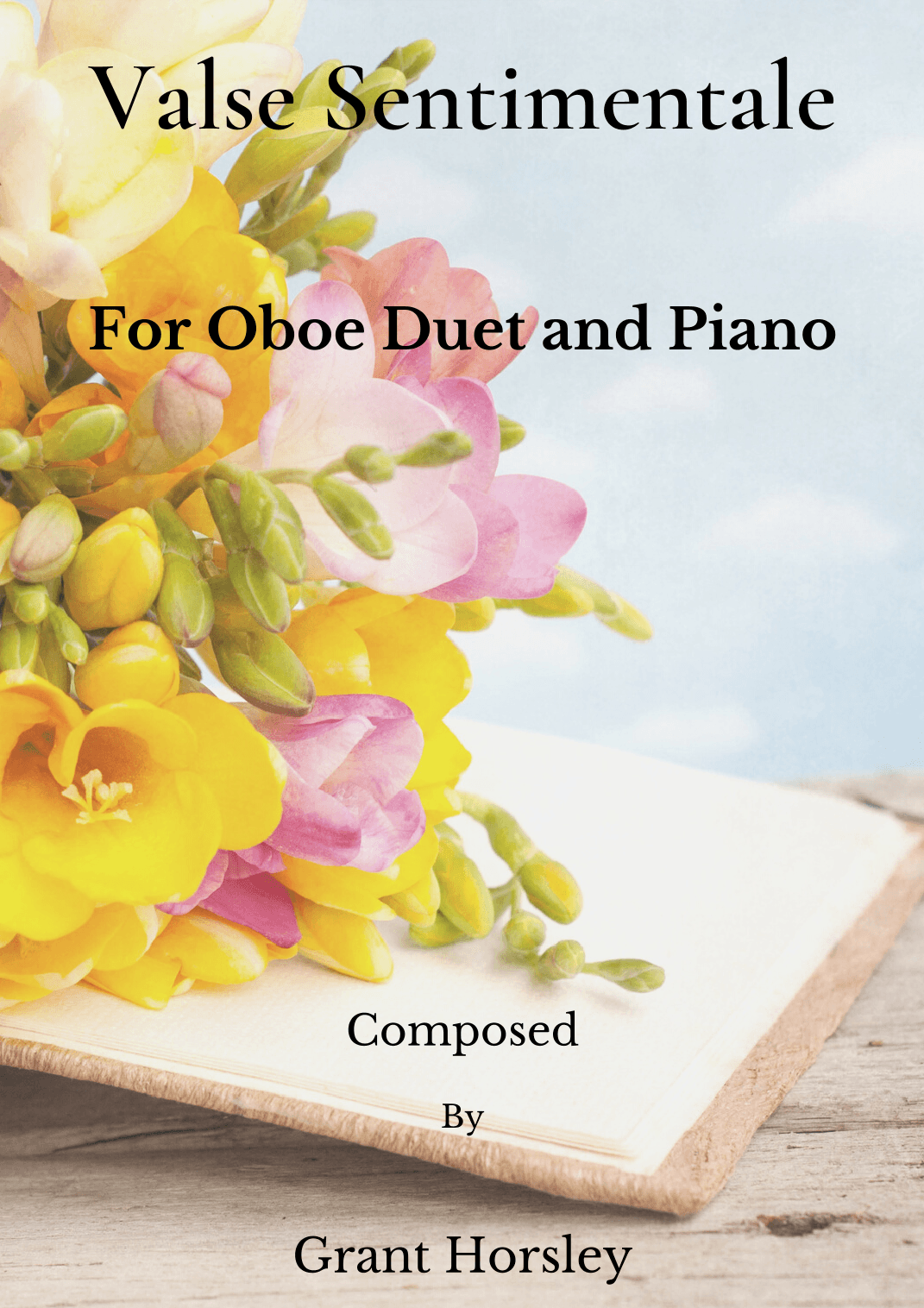 Valse Sentimentale Original for Oboe Duet and Piano.