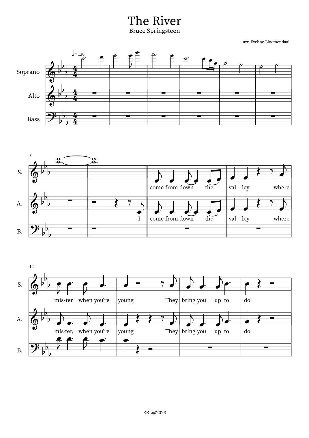 The River (arr. Eveline Bloemendaal)