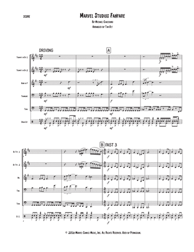 Marvel Studios Fanfare 3 (arr. Tim Olt)