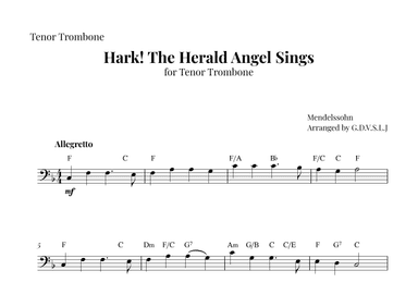 Hark! The Herald Angel Sings (arr. G.D.V.S.L.J)