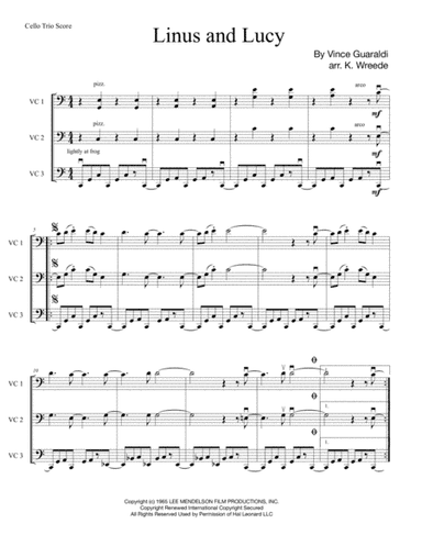 Linus And Lucy (arr. Katrina Wreede)