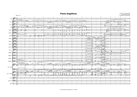 Panis Angelicus - Soprano Voice with extended Big Band Key of A (arr. Daryl McKenzie)