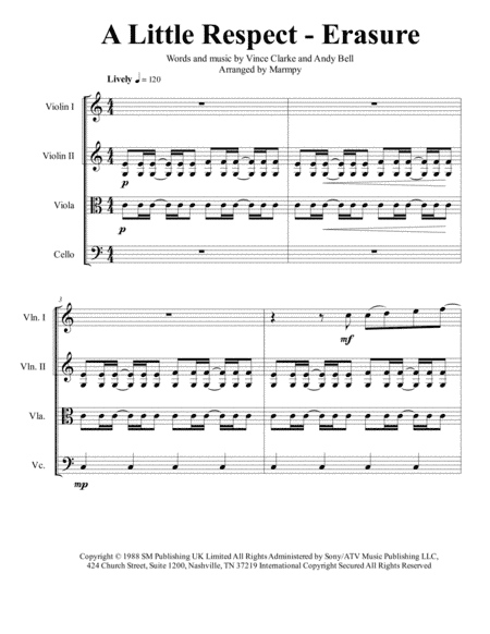 A Little Respect (arr. Marmpy)