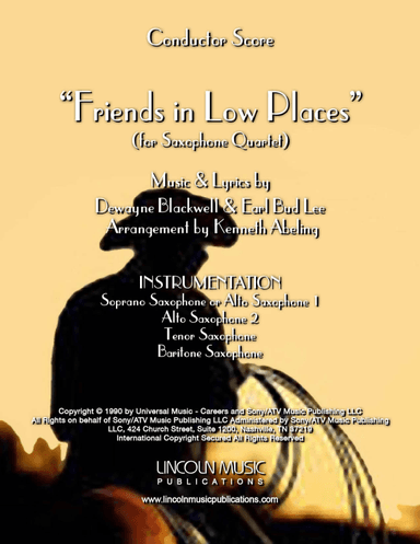 Friends In Low Places (arr. Kenneth Abeling)
