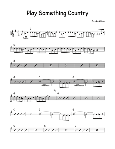 Play Something Country (arr. David M Fagnant)