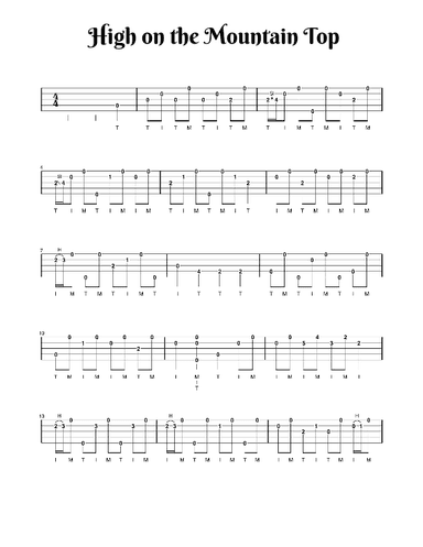 High on the Mountain Top (arr. Charles Linton)