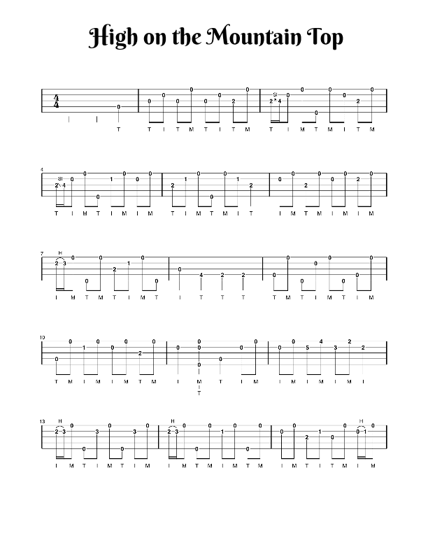 High on the Mountain Top (arr. Charles Linton)
