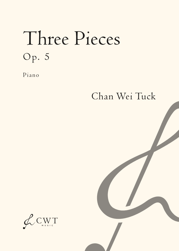 Three Pieces for Piano, Op. 5