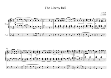 Liberty Bell for Organ (arr. Gavin Bateman)