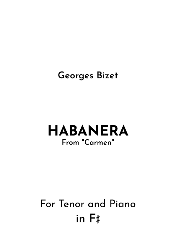 Habanera (arr. Jireh J.)