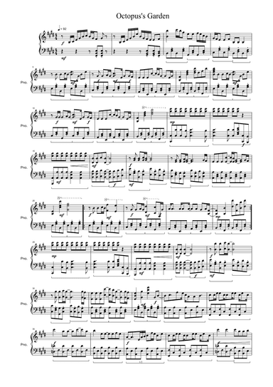 Octopus's Garden (arr. The Beatles)