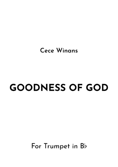 Goodness Of God (arr. Jireh J.)
