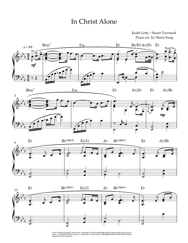 In Christ Alone (arr. Maria Sung)