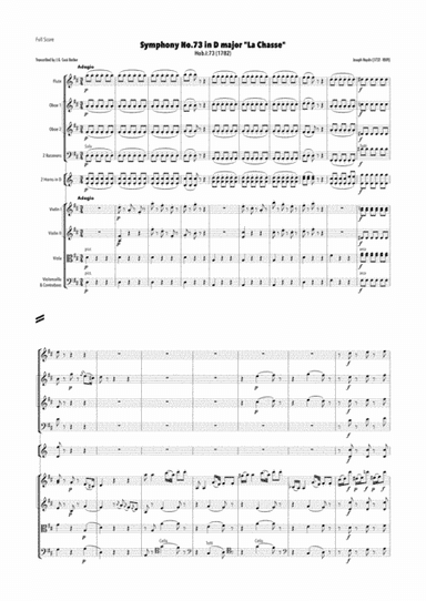Haydn - Symphony No.73 in D major, Hob.I:73 "La Chasse" (arr. J.G. Cucó Barber)