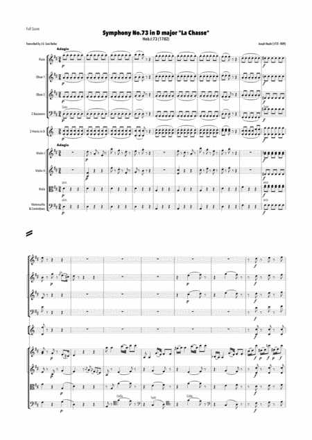 Haydn - Symphony No.73 in D major, Hob.I:73 "La Chasse" (arr. J.G. Cucó Barber)