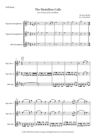 The Medallion Calls (arr. Fabio Britto)