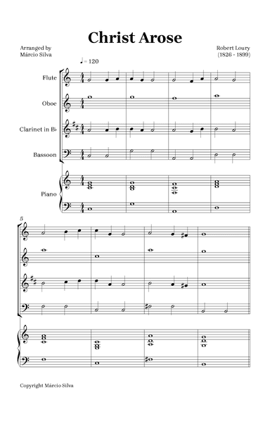 Christ Arose (arr. Márcio Silva)
